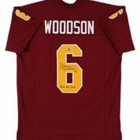 Darren Woodson Signed Arizona State Sun Devils Jersey Fear The Fork (Beckett)
