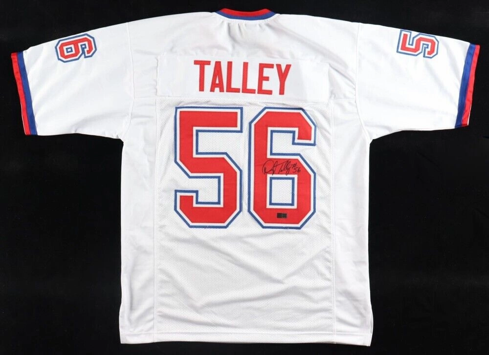 Darryl Talley Signed Buffalo Bills 1991 Pro Bowl Jersey (TSE Holo) Linebacker