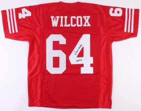 Dave Wilcox Signed San Francisco 49ers Jersey Inscribed "HOF 2000" (JSA COA) L.B