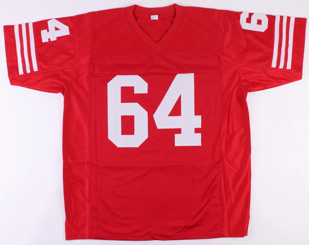 Dave Wilcox Signed San Francisco 49ers Jersey Inscribed "HOF 2000" (JSA COA) L.B