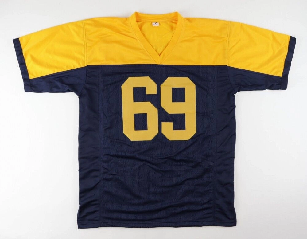 David Bakhtiari Signed Packers Throwback Jersey (Beckett) Green Bay O-Line