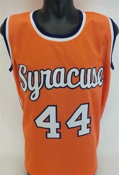 Derrick Coleman Signed Syracuse Orange Jersey (JSA COA)  #1 Pick 1990 New Jersey