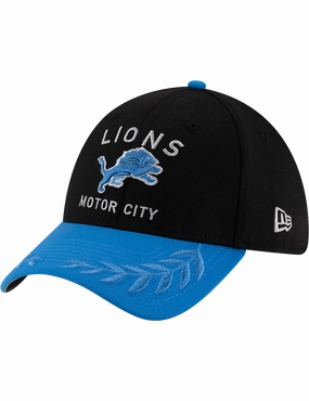 Detroit Lions New Era NFL 25 Draft 39THIRTY Stretch-Fit Hat - Black