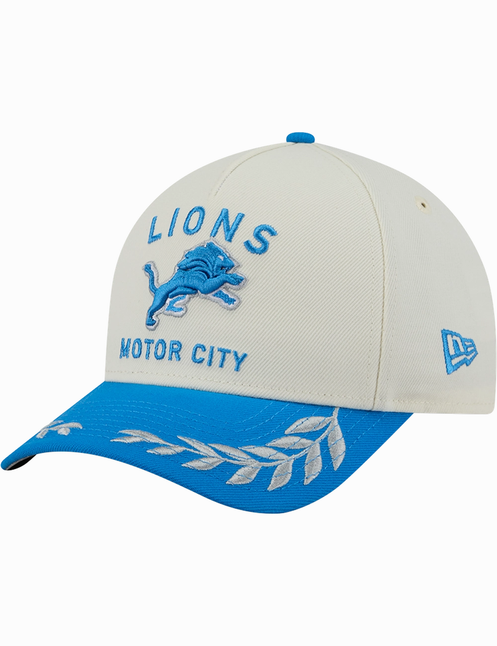 Detroit Lions New Era NFL 25 Draft 9FORTY M-Crown Snapback Hat - Chrome