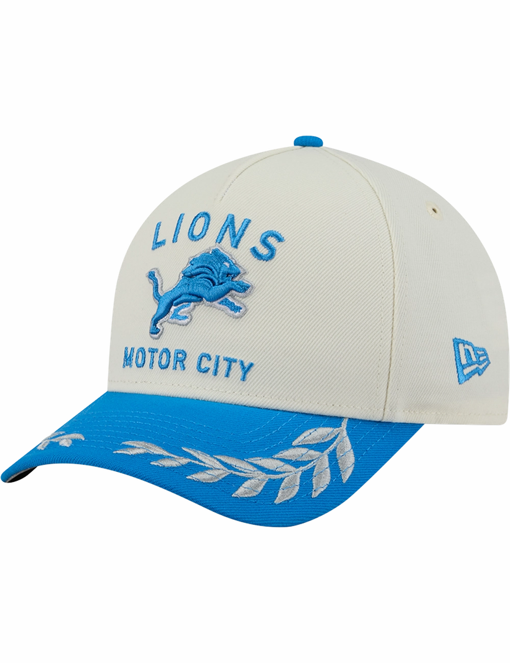 Detroit Lions New Era NFL 25 Draft 9FORTY M-Crown Snapback Hat - Chrome