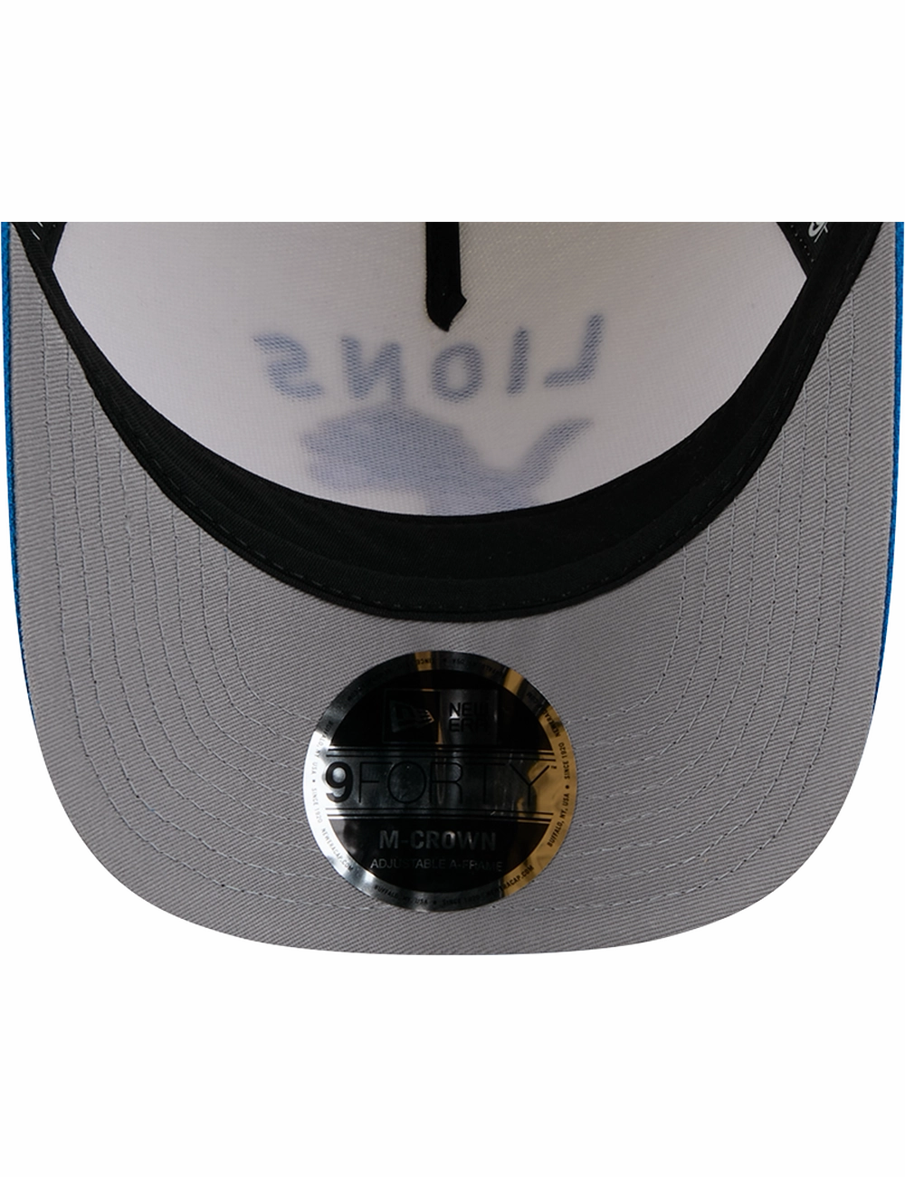 Detroit Lions New Era NFL 25 Draft 9FORTY M-Crown Snapback Hat - Chrome
