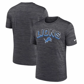 Detroit Lions NFL Nike Velocity Performance T-Shirt - Charcoal