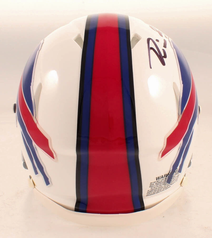 Devin Singletary Signed Bills Speed Mini-Helmet (JSA COA) Buffalo's Feature Back