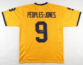 Donovan Peoples-Jones Signed Michigan Wolverines Jersey (Playball ink Holo)