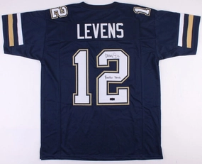 Dorsey Levens Signed Georgia Tech Jersey Inscribed "Ramblin' Wreck" (Radtke COA)