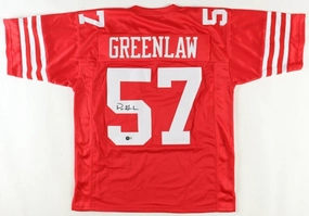 Dre Greenlaw Signed San Francisco 49ers Jersey (Beckett) All Pro Linebacker
