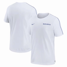 Duke Blue Devils Nike 2024 Sideline Coach Performance Top - White