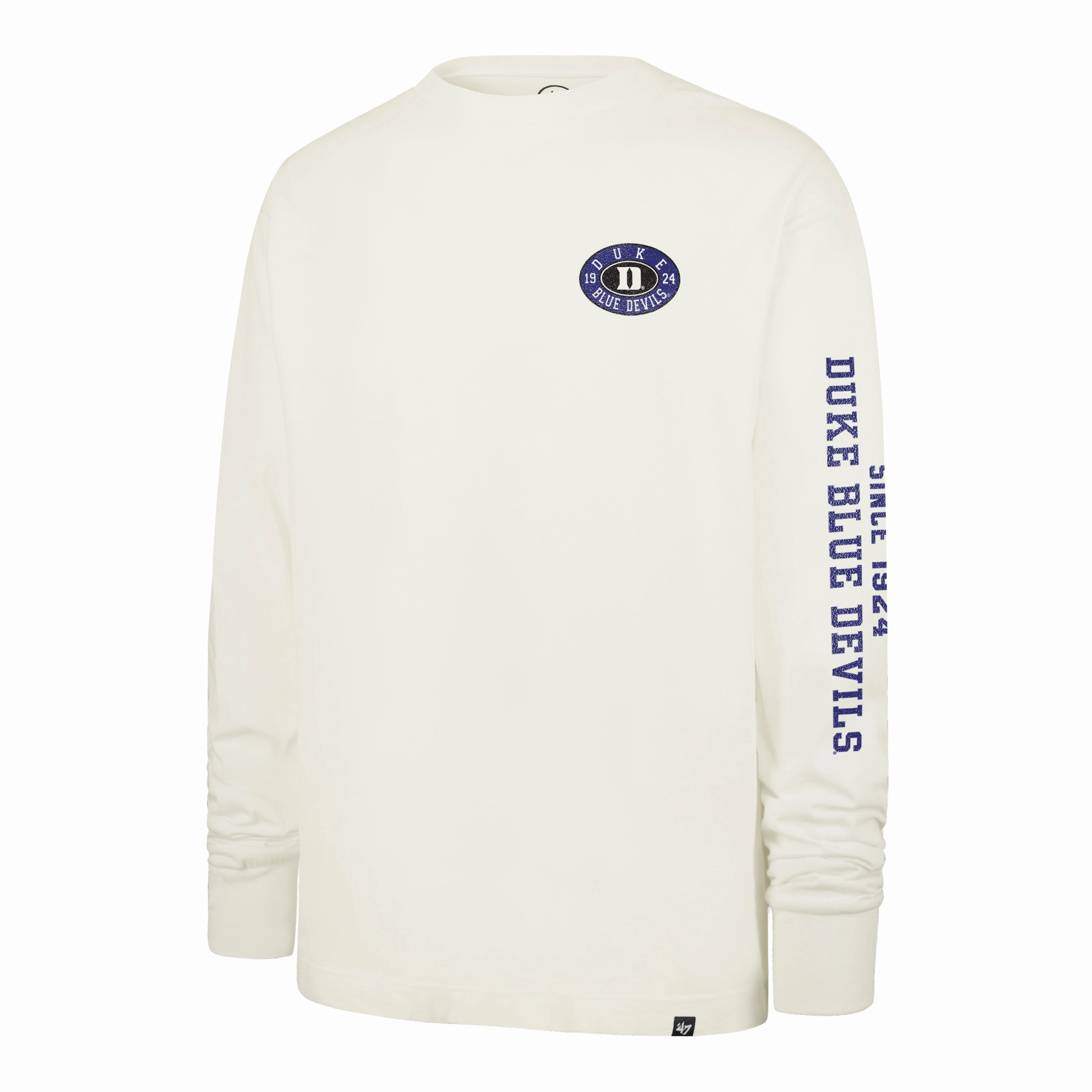 DUKE BLUE DEVILS TIDE SWEEP '47 MONTAUK FOUNDATION LONG SLEEVE TEE