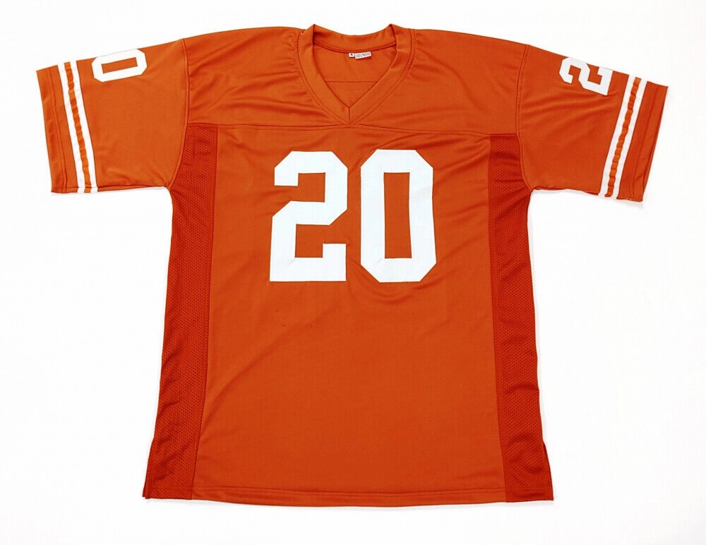 Earl Campbell Signed Texas Longhorns Jersey (Beckett Holo) Oilers All Pro R.B.