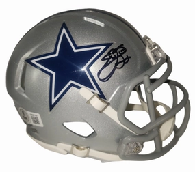 Emmitt Smith Signed Dallas Cowboys Speed Mini Helmet