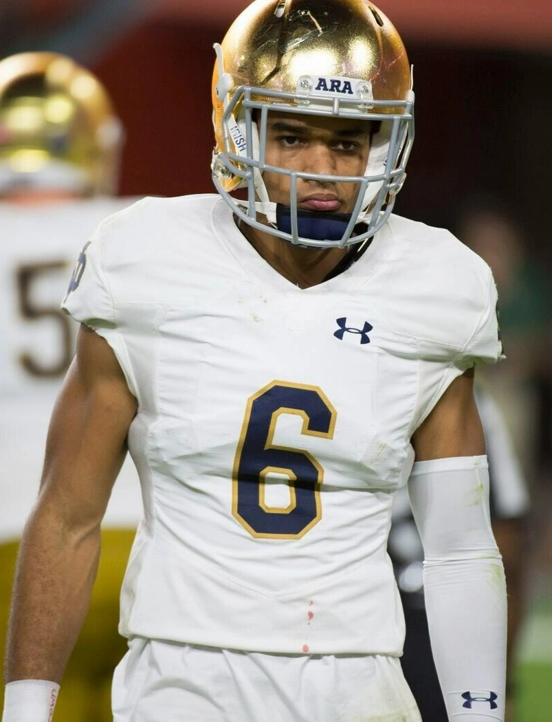 Equanimeous St Brown Signed Notre Dame Fighting Irish Jersey (Beckett) Chicago
