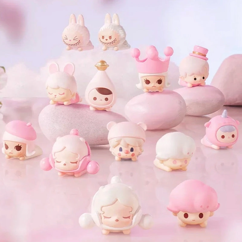 ETTV POPMART POPBEAN Cherry Blossom series complete set, (13pc)