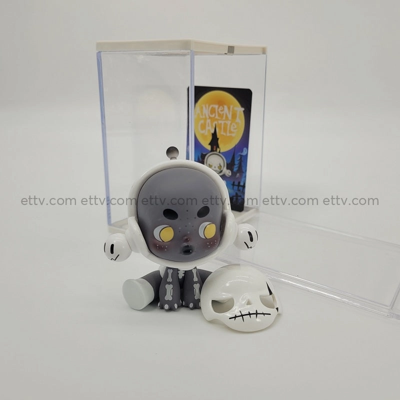 ETTV Popmart SkullPanda Ancient Castle Series (Skeleton) Signed by Artist XiongMiao