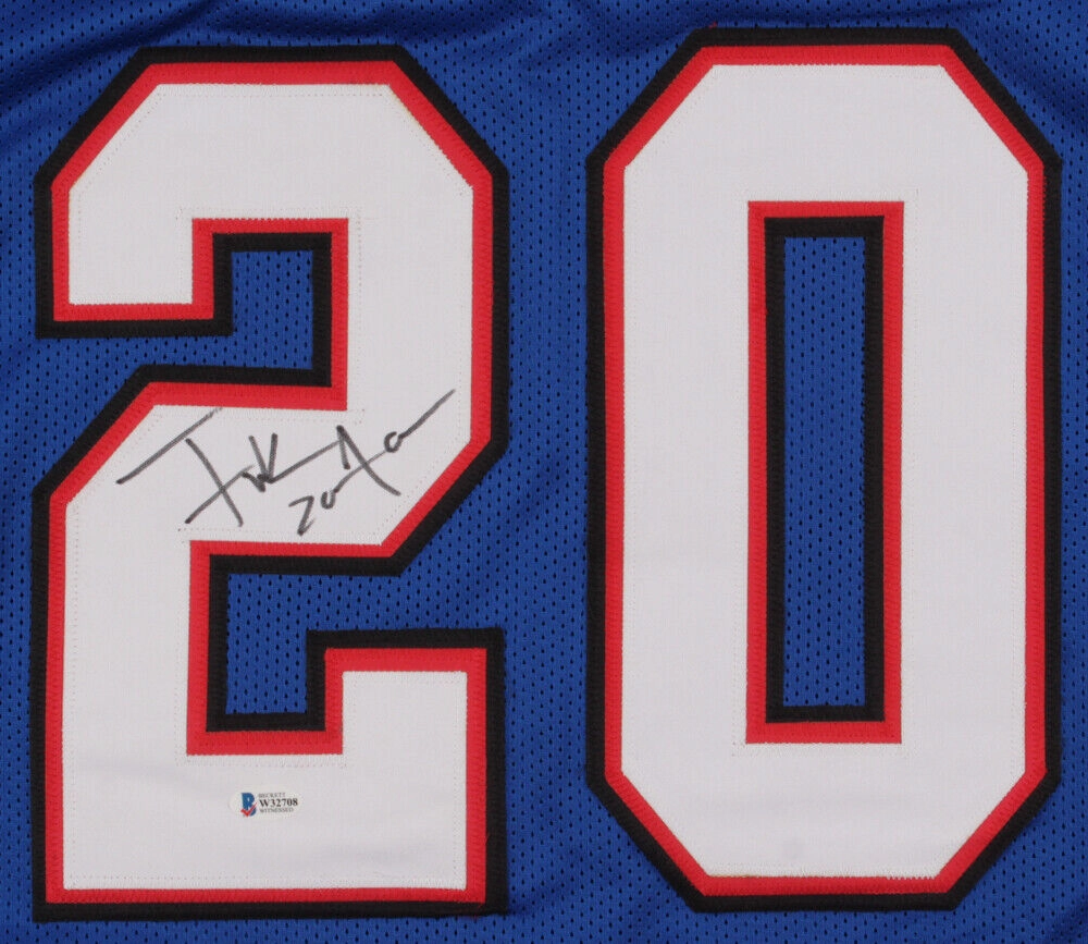 Frank Gore Signed Buffalo Bills Jersey (Beckett COA) 5??Pro Bowl Running Back