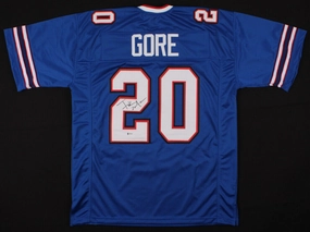 Frank Gore Signed Buffalo Bills Jersey (Beckett COA) 5??Pro Bowl Running Back