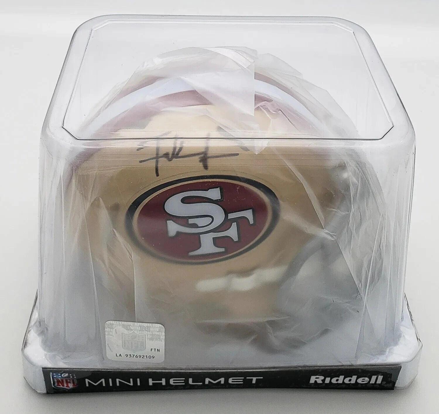 Frank Gore Signed San Francisco 49ers Speed Mini Helmet (Beckett) 5xPro Bowl R.B