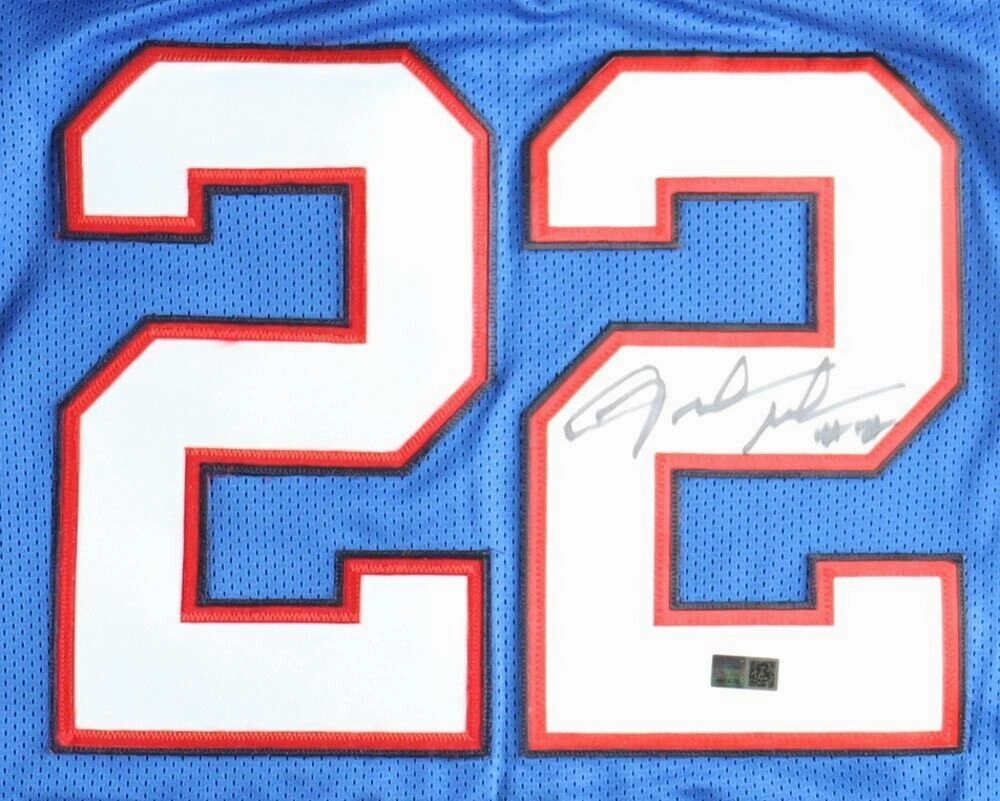 Fred Jackson Signed Bills Jersey (JSA) Buffalo's #3 All Time Leading Rusher
