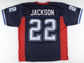 Fred Jackson Signed Bills Throwback Jersey (JSA COA) Buffalo R.B. 2006?C2015