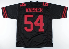 Fred Warner Signed San Francisco 49ers Jersey (Beckett COA) 2020 Pro Bowl L.B.