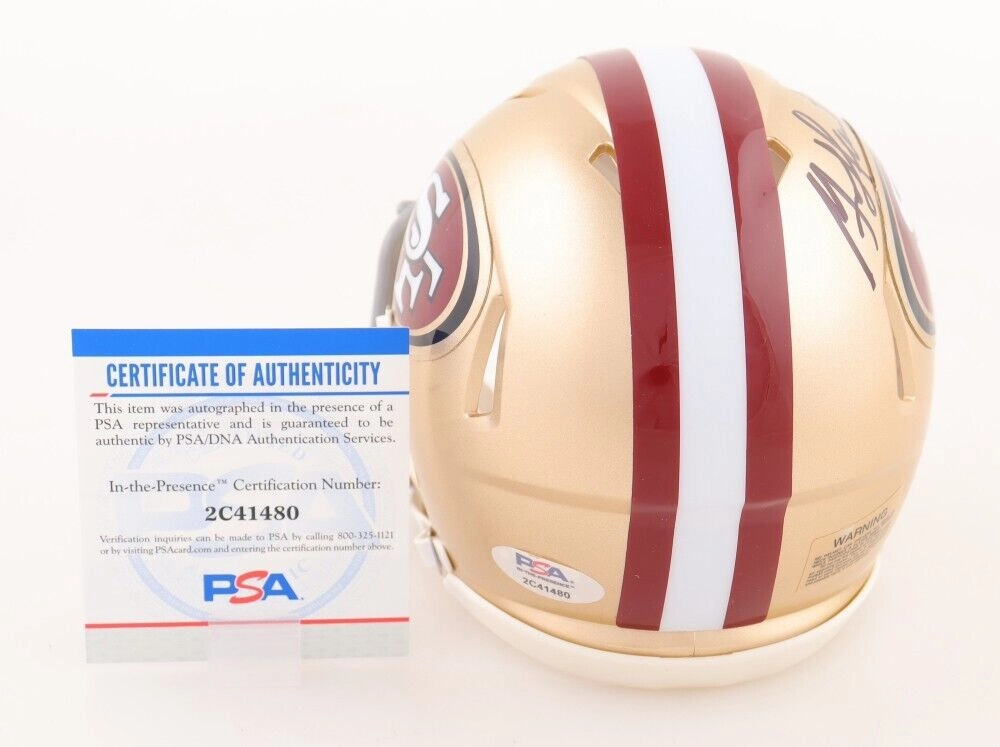 Garrison Hearst Signed San Francisco 49ers Mini Helmet (PSA COA) 2xPro Bowl R.B