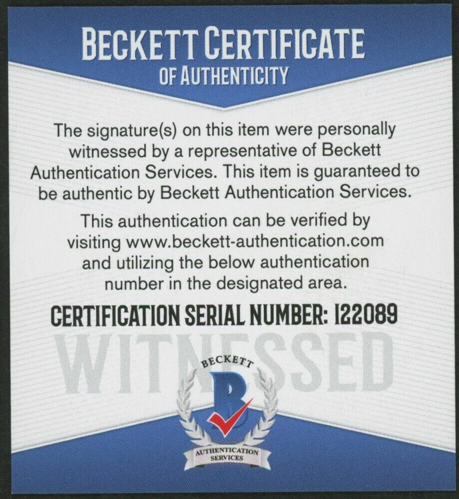 Glen Rice Signed Michigan Wolverines Jersey (Beckett COA) 1989 4th Overall Pick