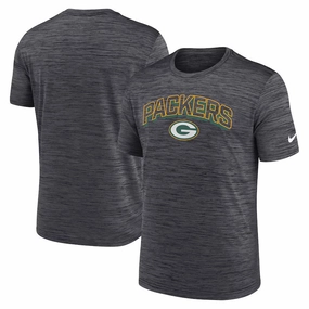 Green Bay Packers NFL Nike Velocity Performance T-Shirt - Charcoal