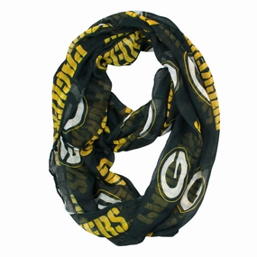 Green Bay Packers NFL UK Littlearth Sheer Infinity Scarf