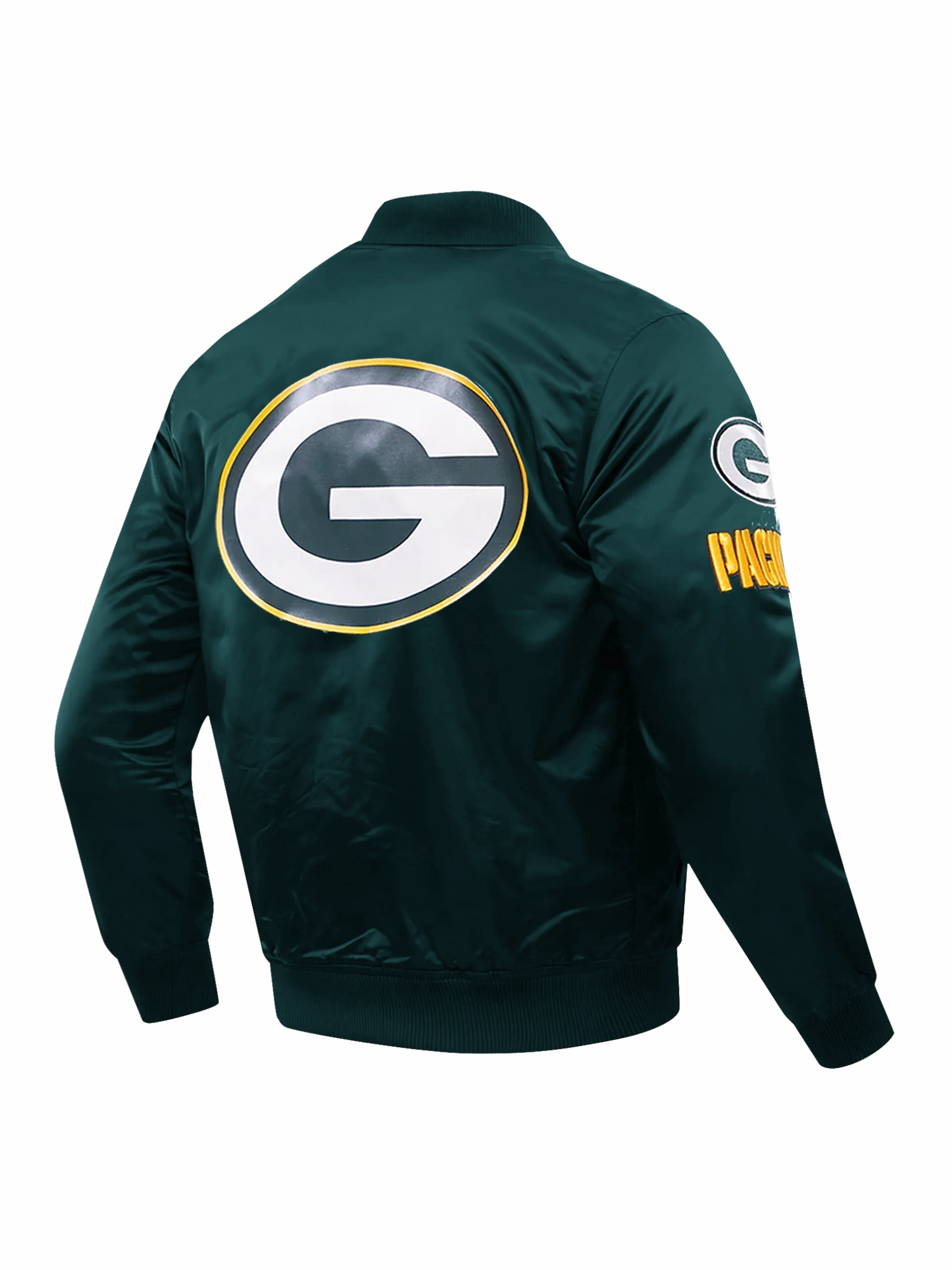Green Bay Packers Pro Standard NFL Team Classic Satin Button Jacket - Green