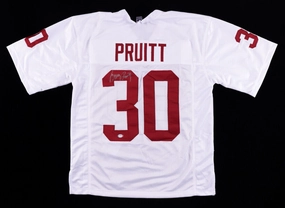 Greg Pruitt Signed Oklahoma Sooners Jersey (PSA COA) Cleveland Browns All Pro RB