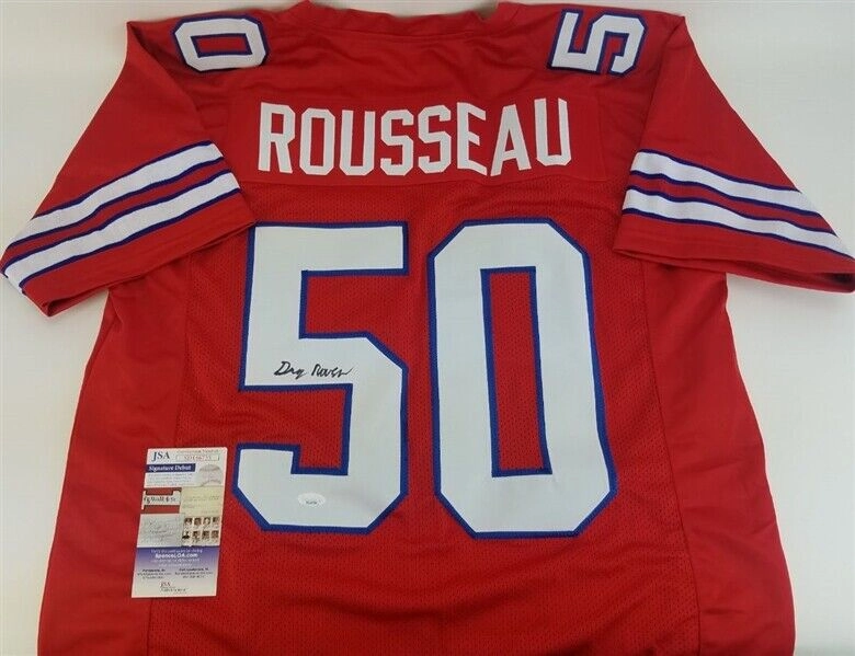 Gregory Rousseau Signed Buffalo Bills Jersey (JSA COA) 2021 1st Rnd Pk / U Miami