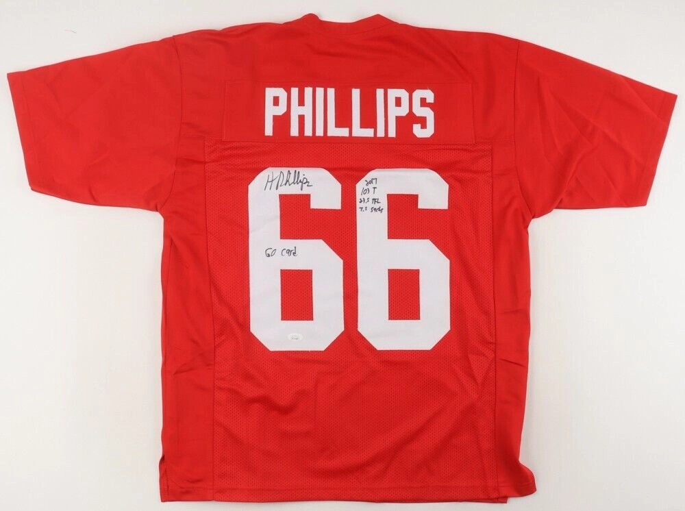 Harrison Phillips Signed Stanford Cardinal Jersey (JSA COA) Minnesota Vikings