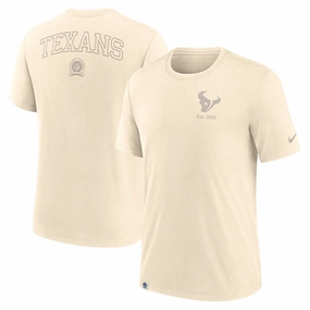 Houston Texans NFL Nike Glory Tri-Blend T-Shirt - Cream