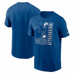 Indianapolis Colts NFL Nike Lockup Essential T-Shirt - Royal