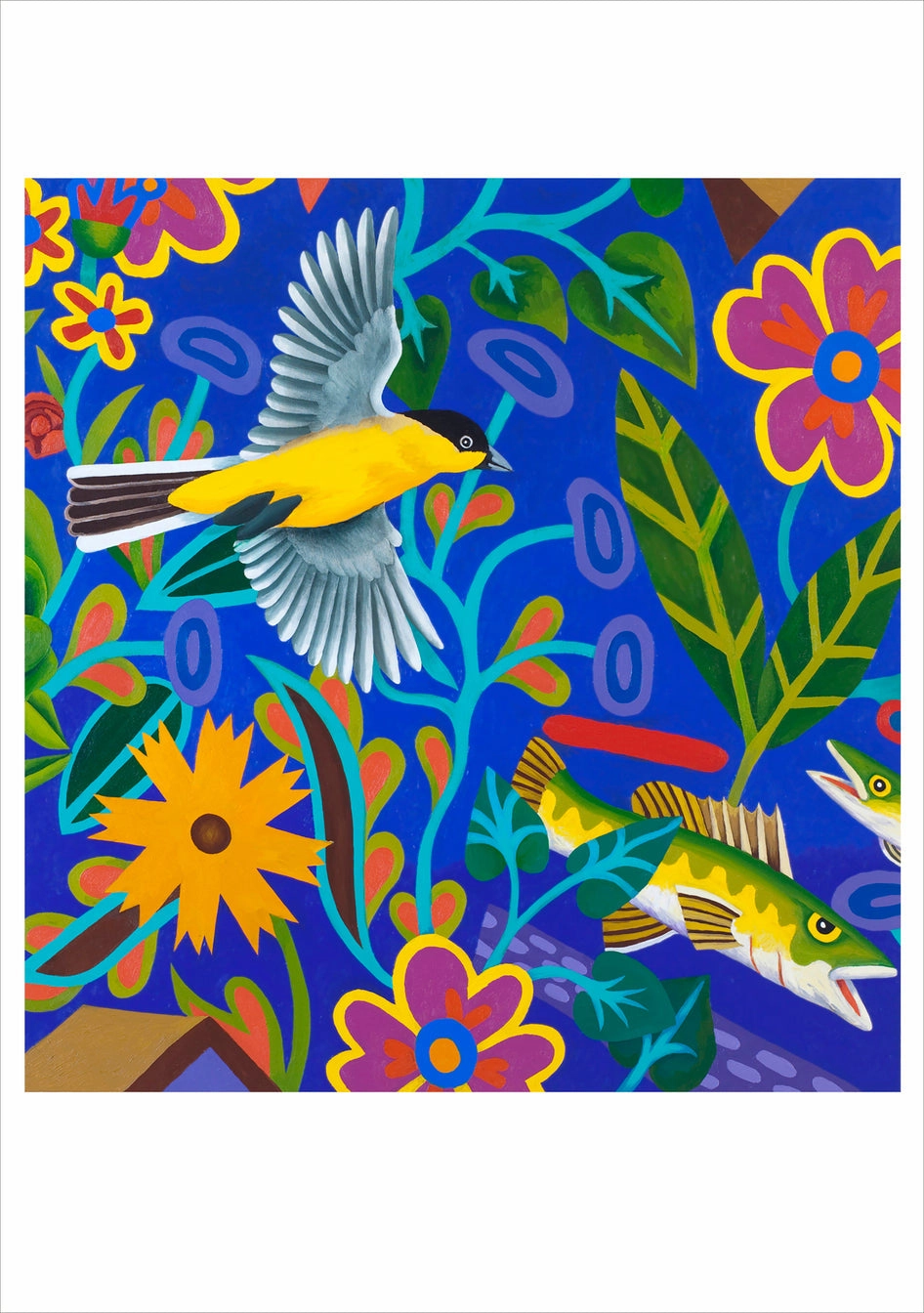 Into The Blue Birds by Billy Hassell Boxed Assorted Note Cards