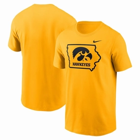 Iowa Hawkeyes NCAA Nike Campus Local T-Shirt - Gold