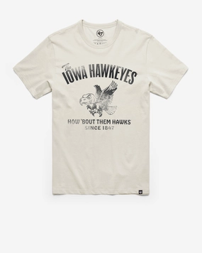 IOWA HAWKEYES VINTAGE WIDE OPEN '47 FRANKLIN TEE