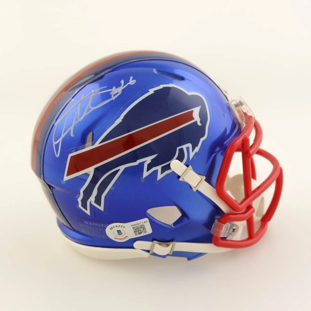 Isaiah McKenzie Signed Buffalo Bills Flash Alternate Speed Mini Helmet (Beckett)