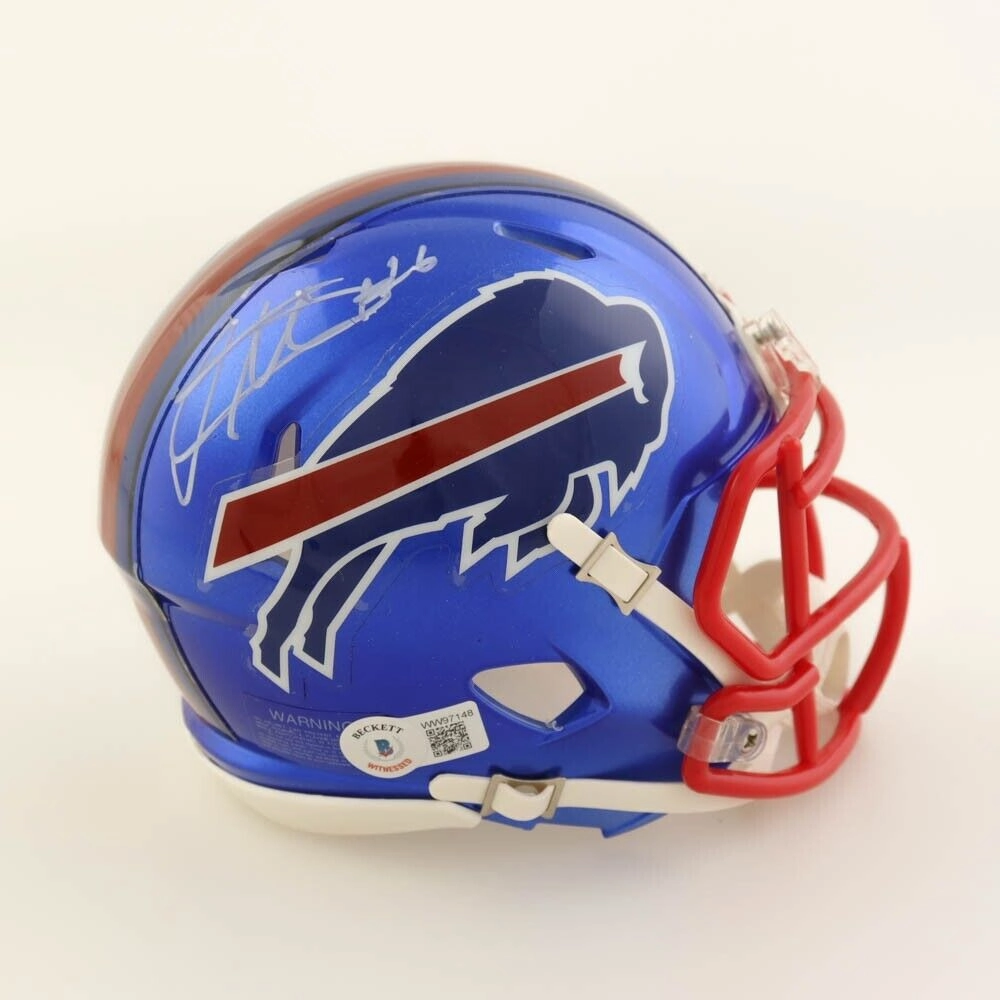 Isaiah McKenzie Signed Buffalo Bills Flash Alternate Speed Mini Helmet (Beckett)