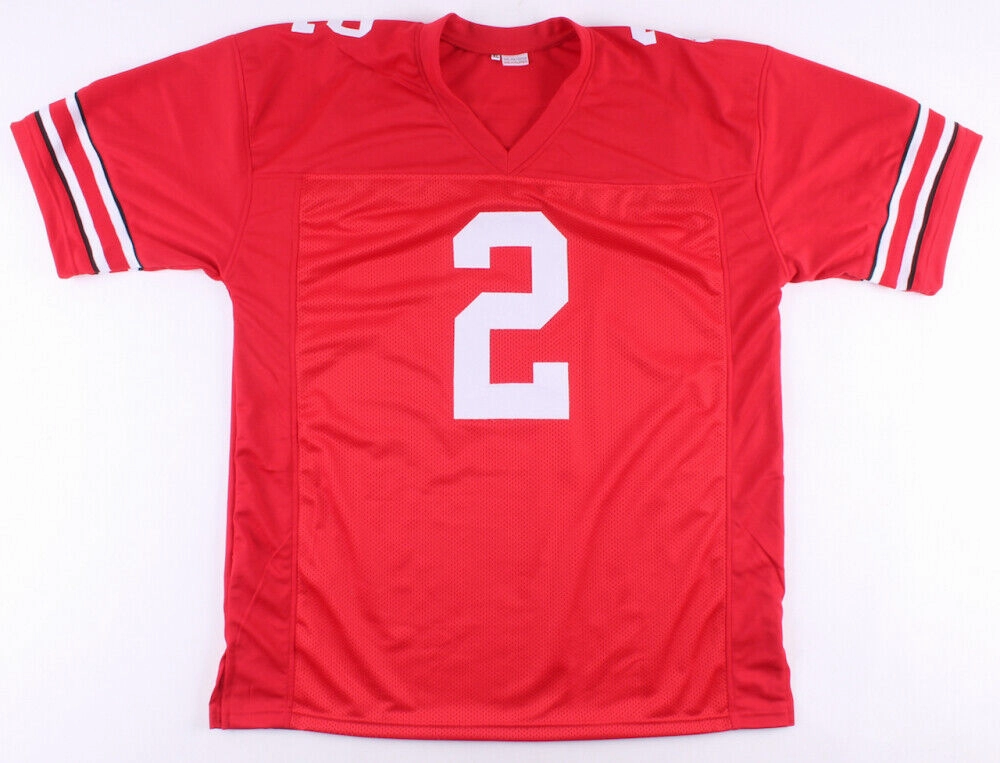 J K Dobbins Signed Ohio State Buckeyes Jersey (JSA COA) 2019 Rose Bowl Champ RB