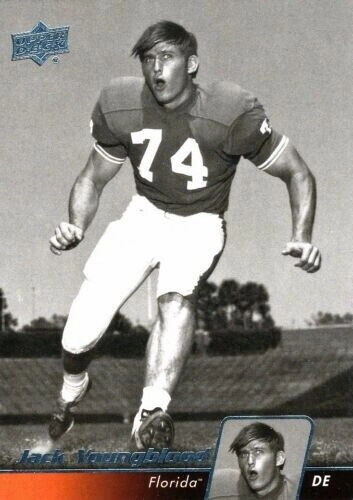 Jack Youngblood Signed Florida Gators Jersey (Schwartz Sports COA) Rams HOF D.E.