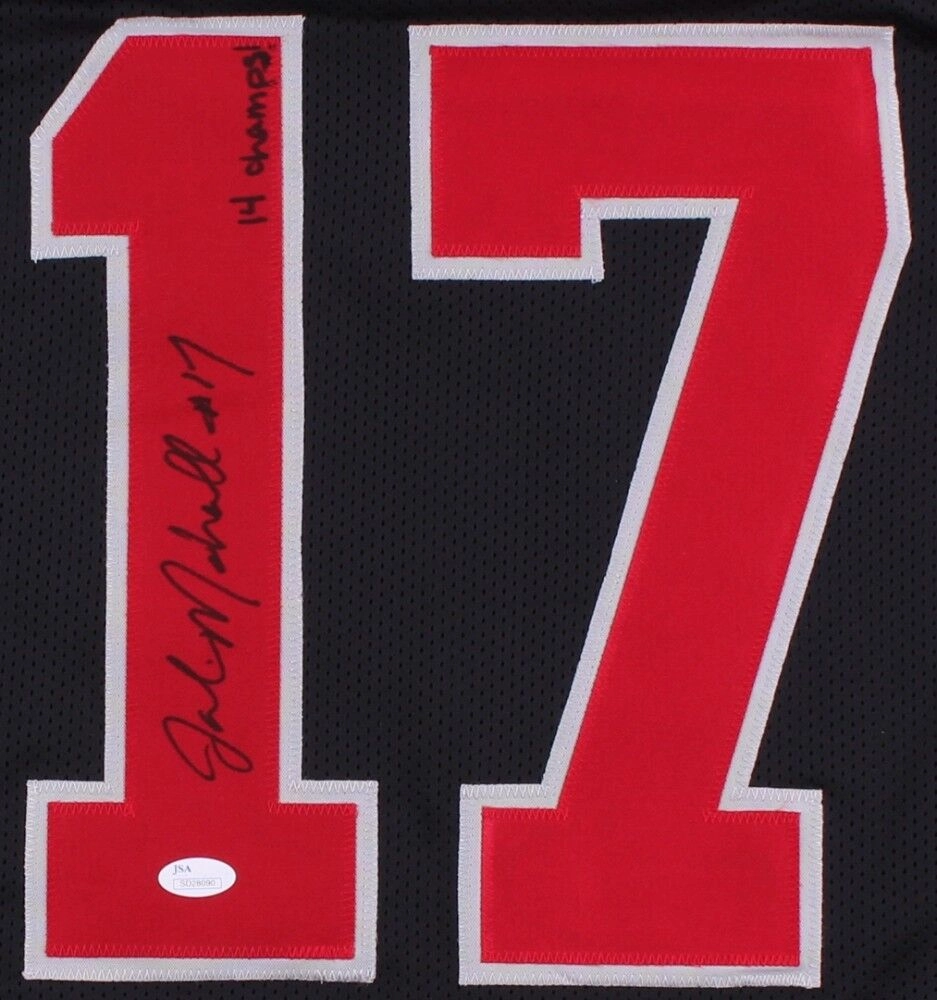 Jalin Marshall Signed Ohio State Buckeyes Jersey (JSA) N.Y.Jets Wide Receiver
