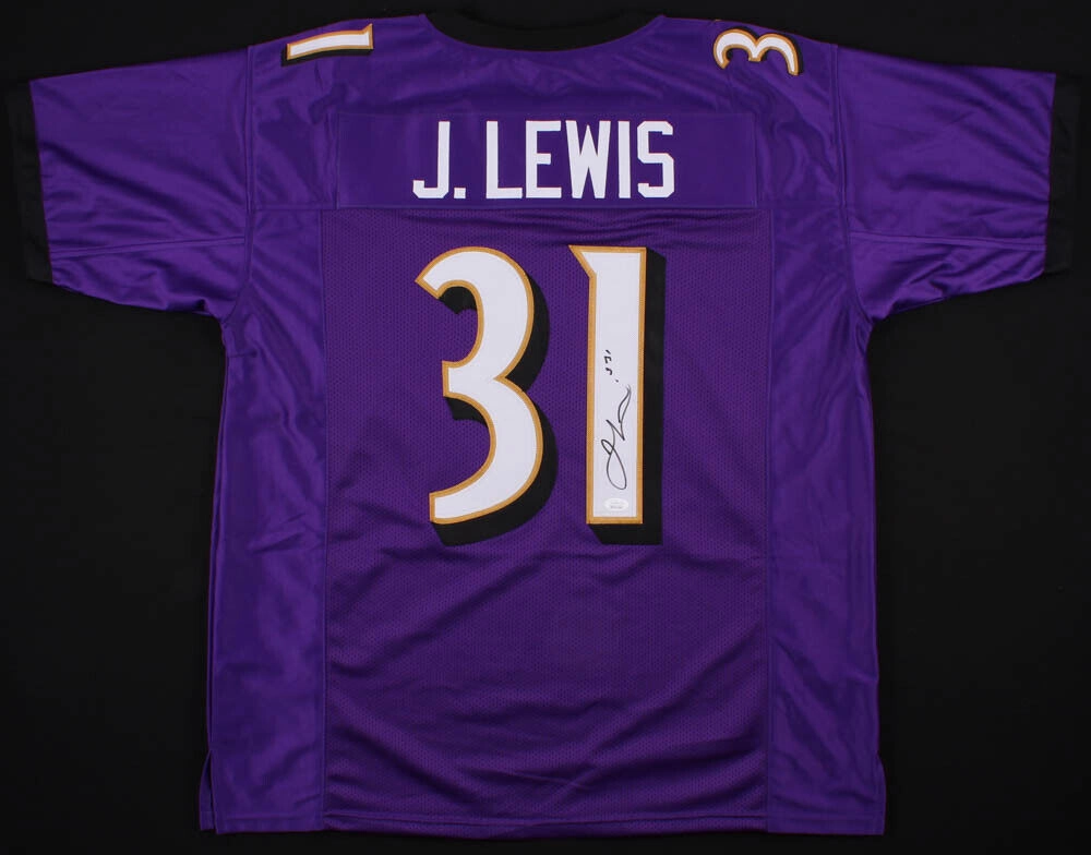 Jamal Lewis Signed Baltimore Ravens Jersey (JSA COA) Super Bowl Champion (XXXV)