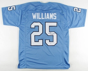Javonte Williams Signed North Carolina Tar Heels Jersey (Beckett COA) RB Broncos