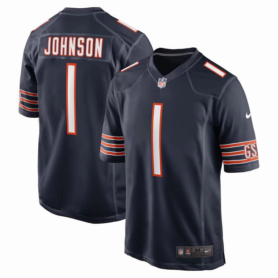 Jaylon Johnson NFL Chicago Bears Nike Game Jersey - Navy