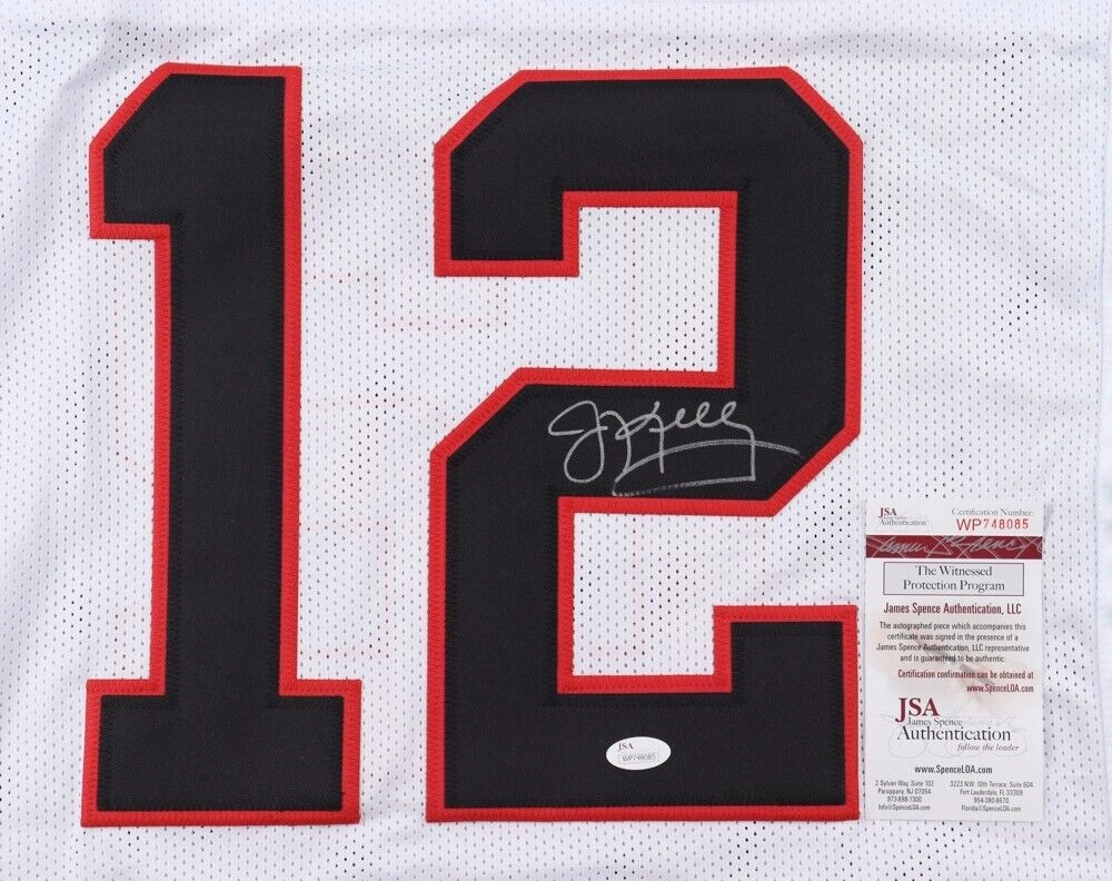 Jim Kelly Signed USFL's Houston Gamblers 1984 Jersey (JSA COA) 5??Pro Bowl QB